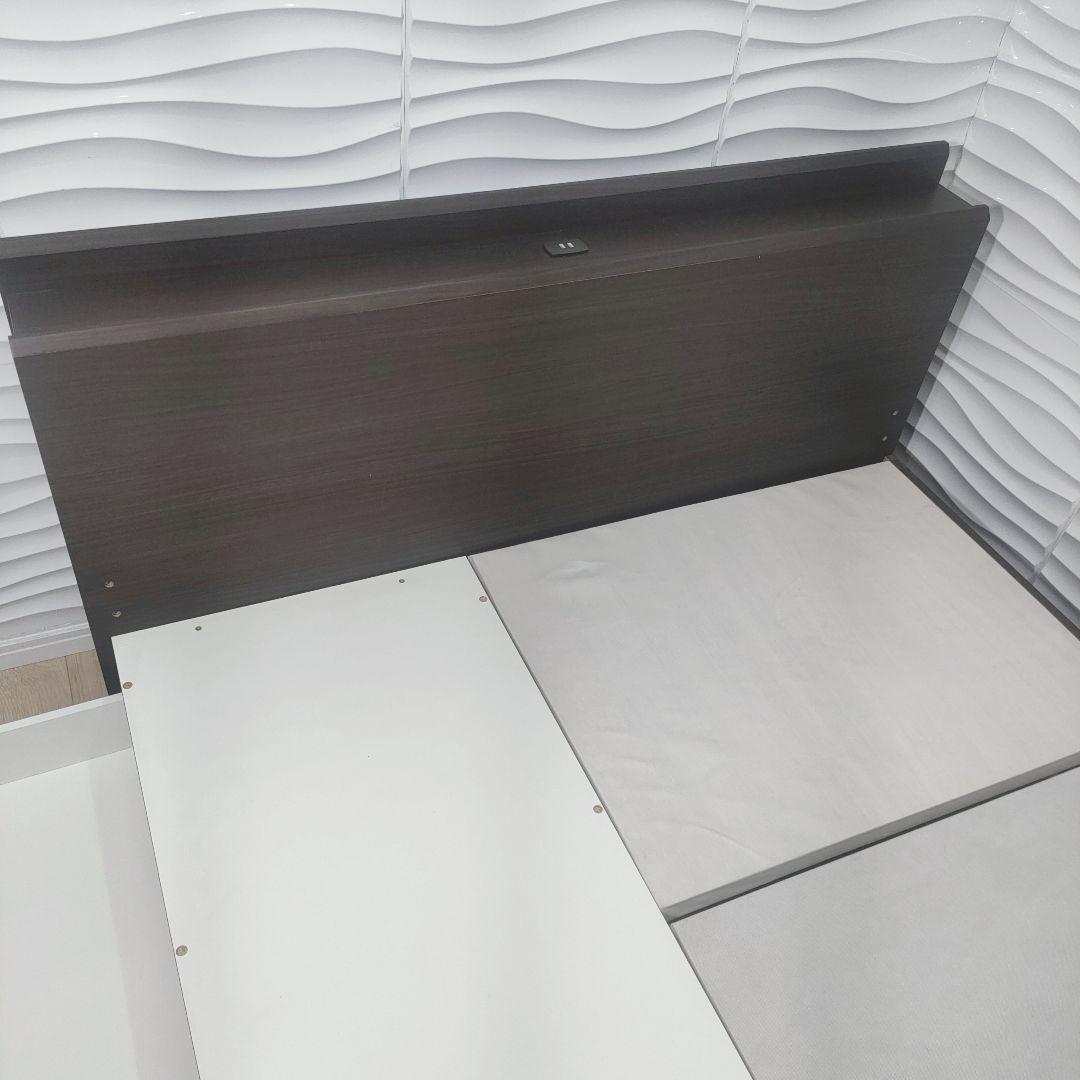 ◇ニトリ◇ベッドフレーム◇収納コンセント付◇ダブル◇大阪兵庫京都奈良滋賀和歌山◇