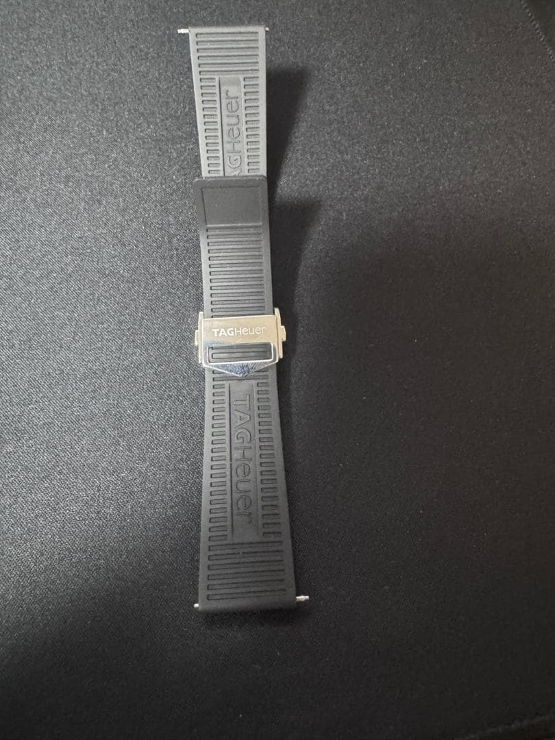 TAG Heuer ブラックラバーベルト