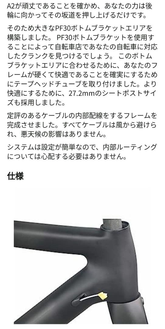 ICAN A2 カーボンロードバイクフレーム