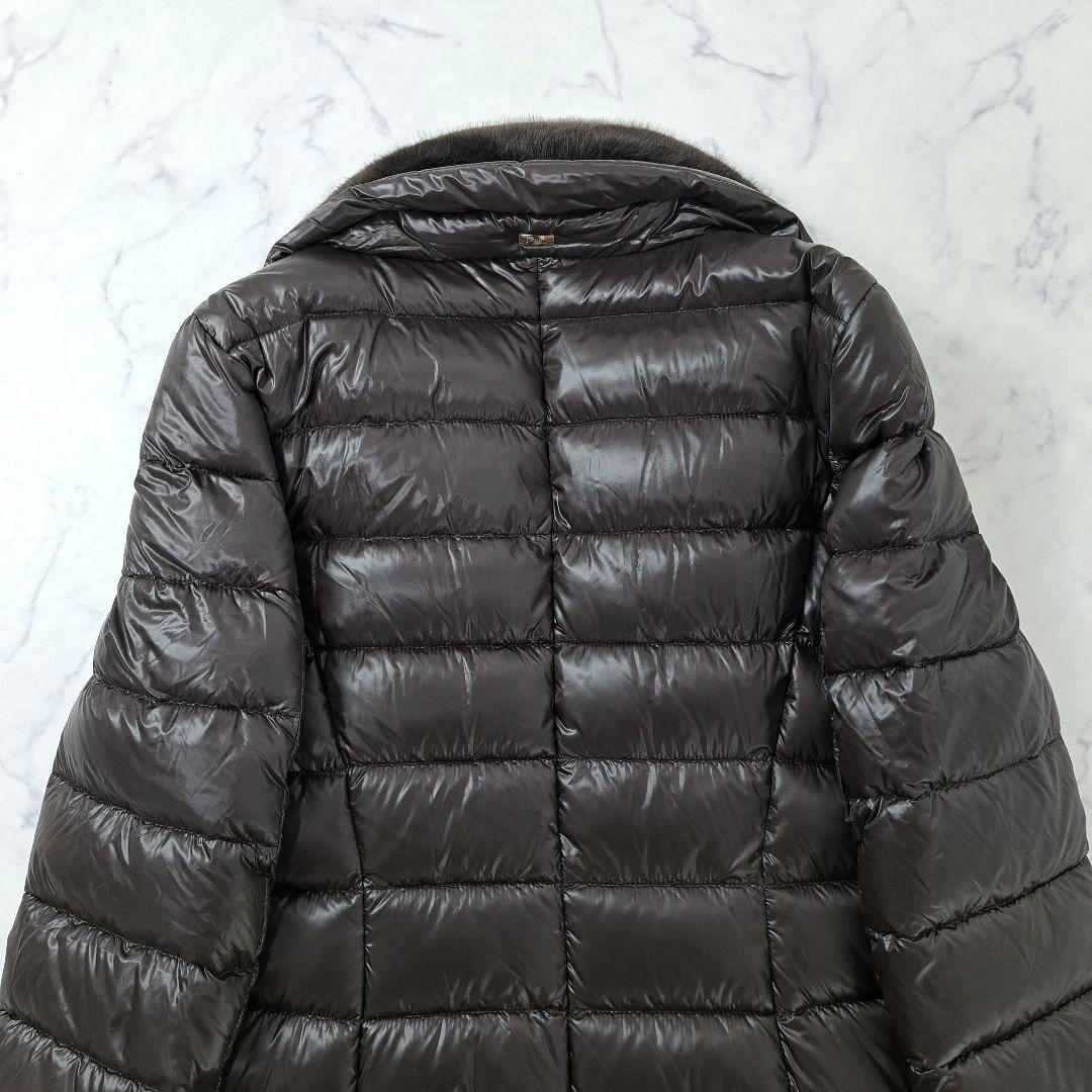 極美品★2024秋冬モデル ヘルノ ELISA ダウンコート ファー 46 XL