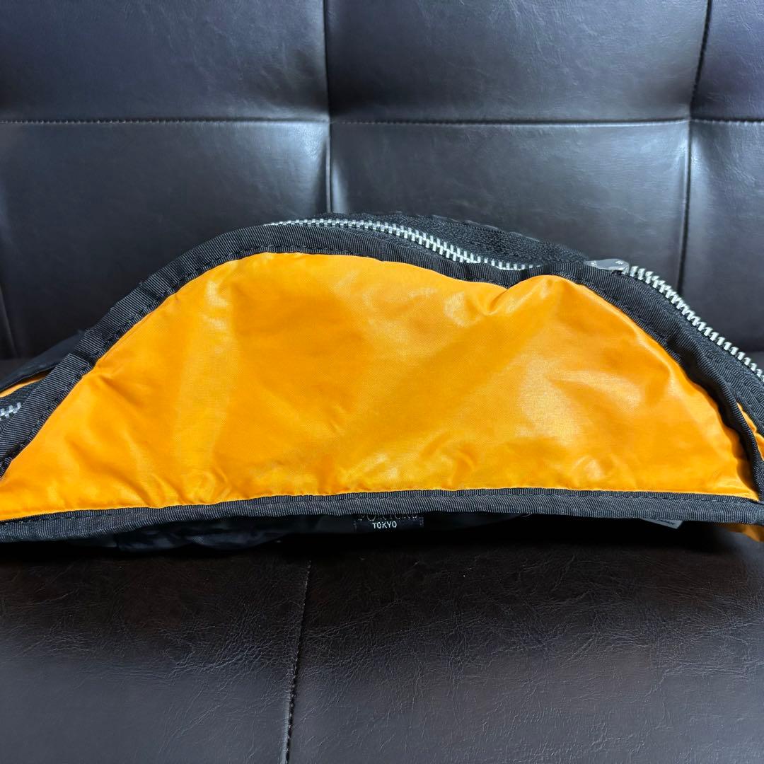【美品】PORTER ポーター タンカー ウエストバッグ ボディバッグ ブラック