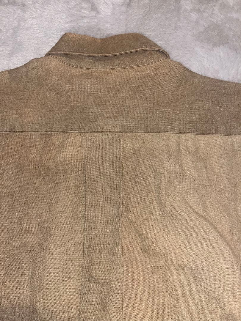 COMME des GARÇONS SHIRT 長袖シャツ S ベージュ