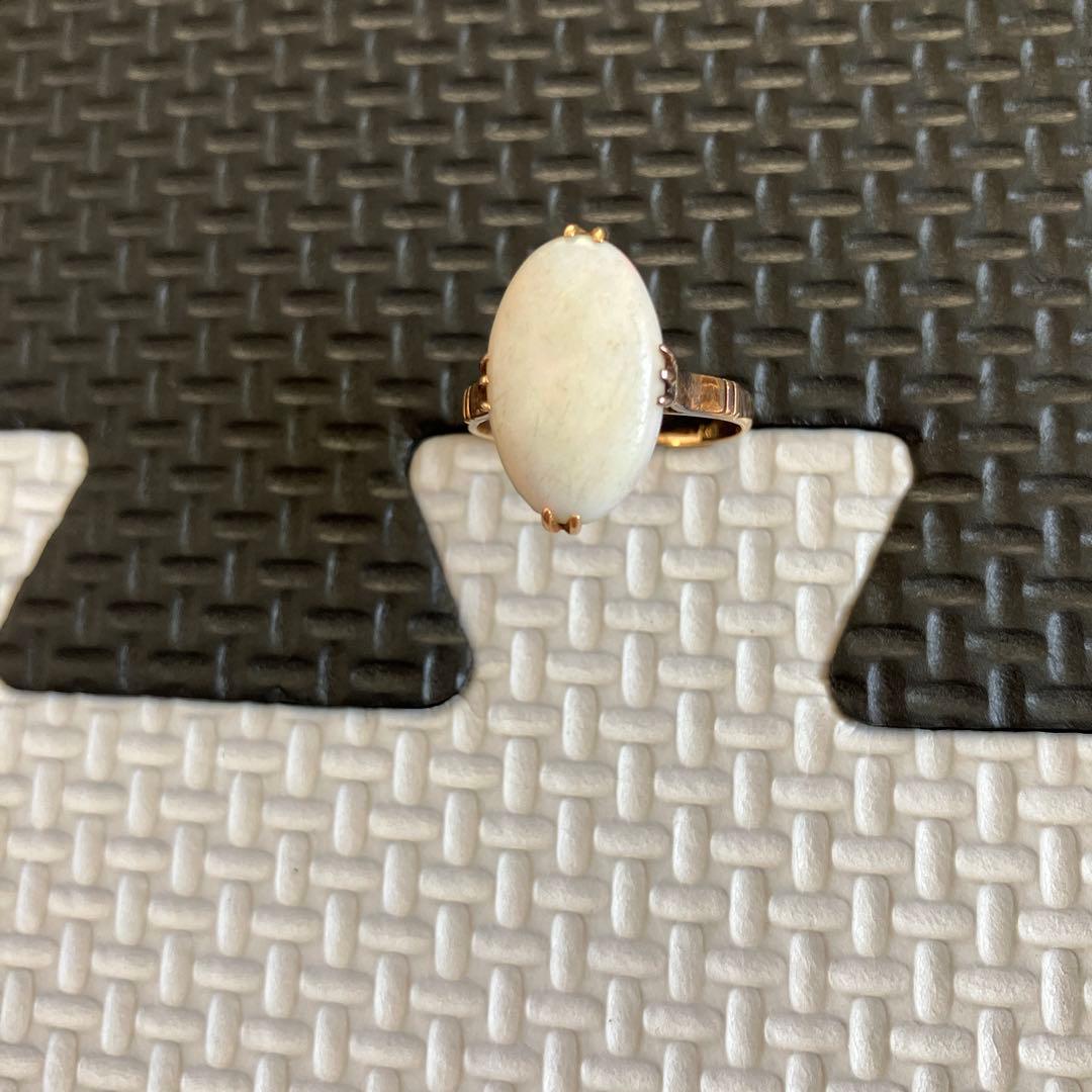 昭和レトロ　ヴィンテージ　アンティーク　指輪　リング　K18 ファッションリング