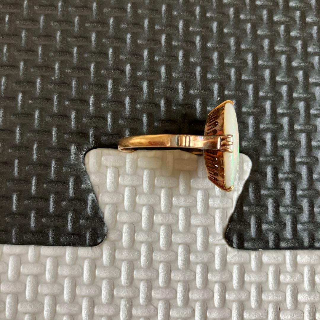 昭和レトロ　ヴィンテージ　アンティーク　指輪　リング　K18 ファッションリング