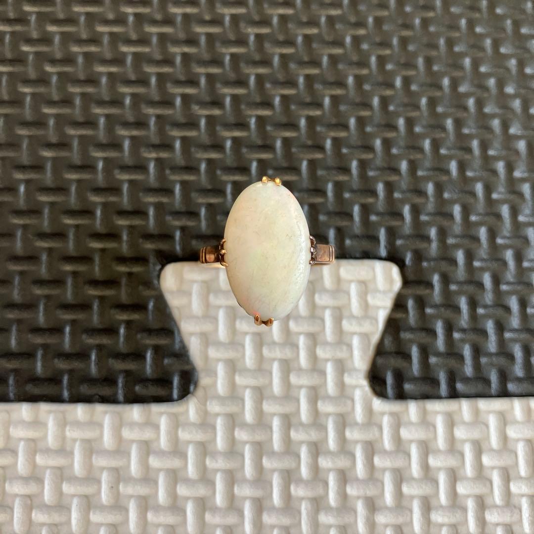 昭和レトロ　ヴィンテージ　アンティーク　指輪　リング　K18 ファッションリング