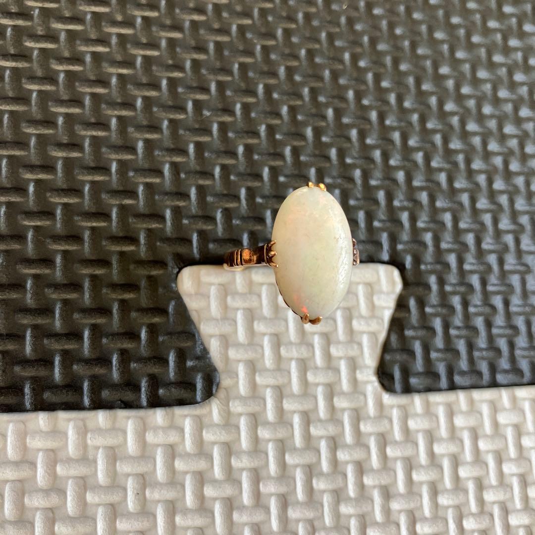 昭和レトロ　ヴィンテージ　アンティーク　指輪　リング　K18 ファッションリング