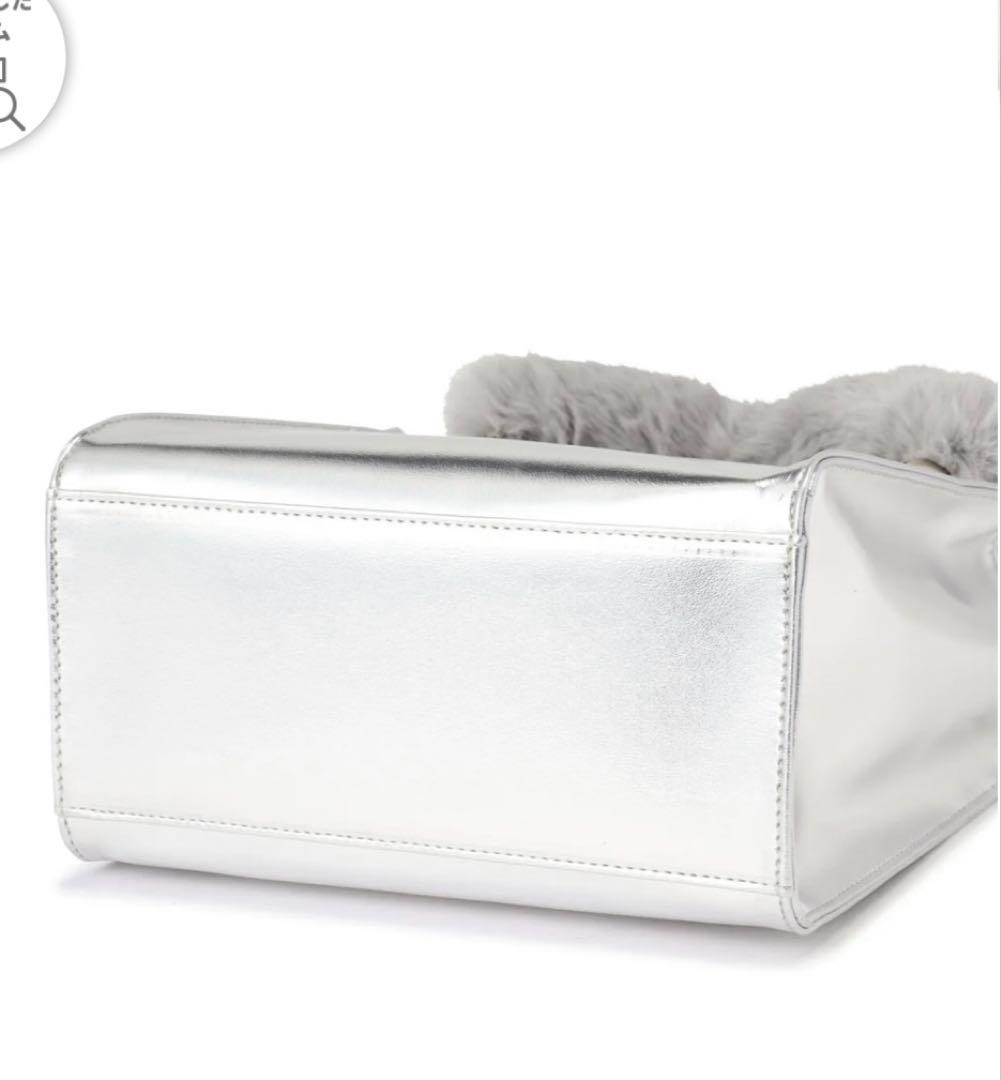 新品タグ付き　マスターバニー　フェイクファーハンドル　カートバッグ　白　ゴルフ