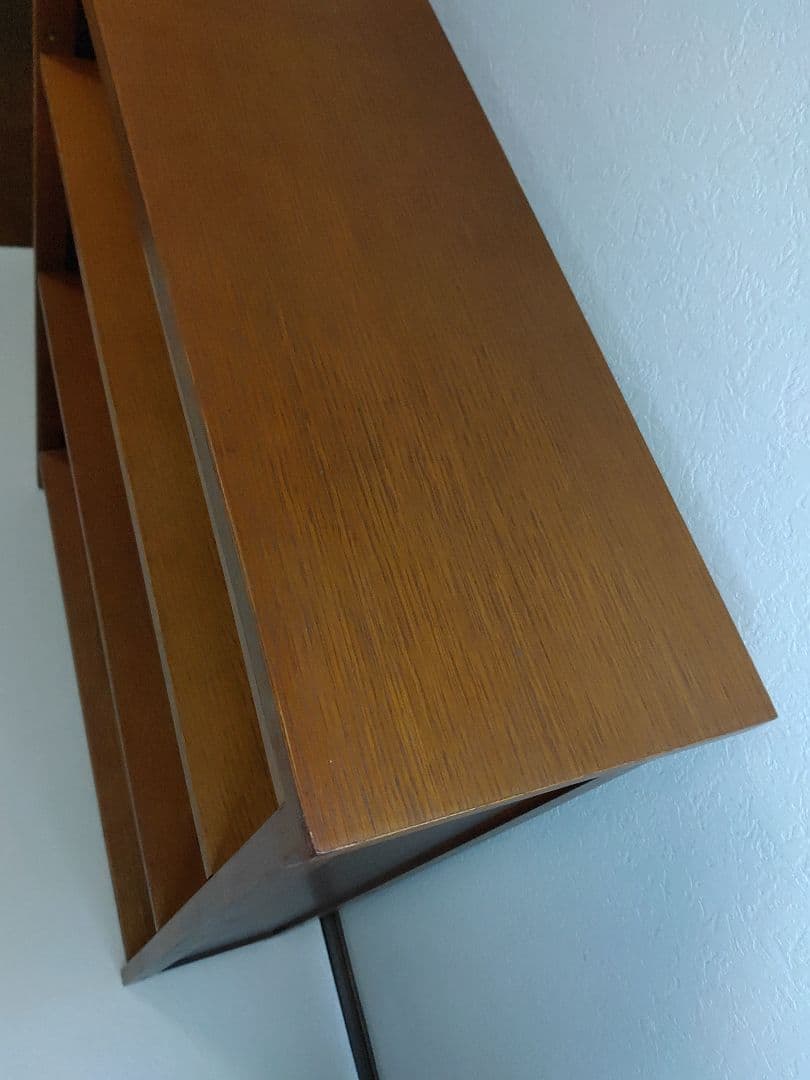 木製ブックシェルフ 3段 hommage ブックシェルフ ウッドシェルフ