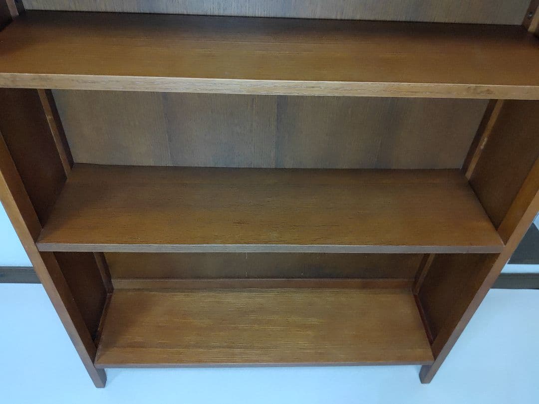 木製ブックシェルフ 3段 hommage ブックシェルフ ウッドシェルフ