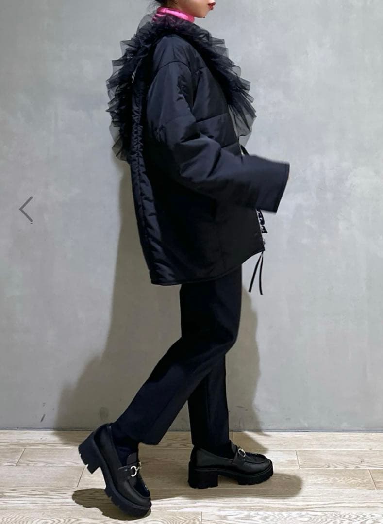 kanakana　ADAM ET ROPE' リバーシブルツイードブルゾン