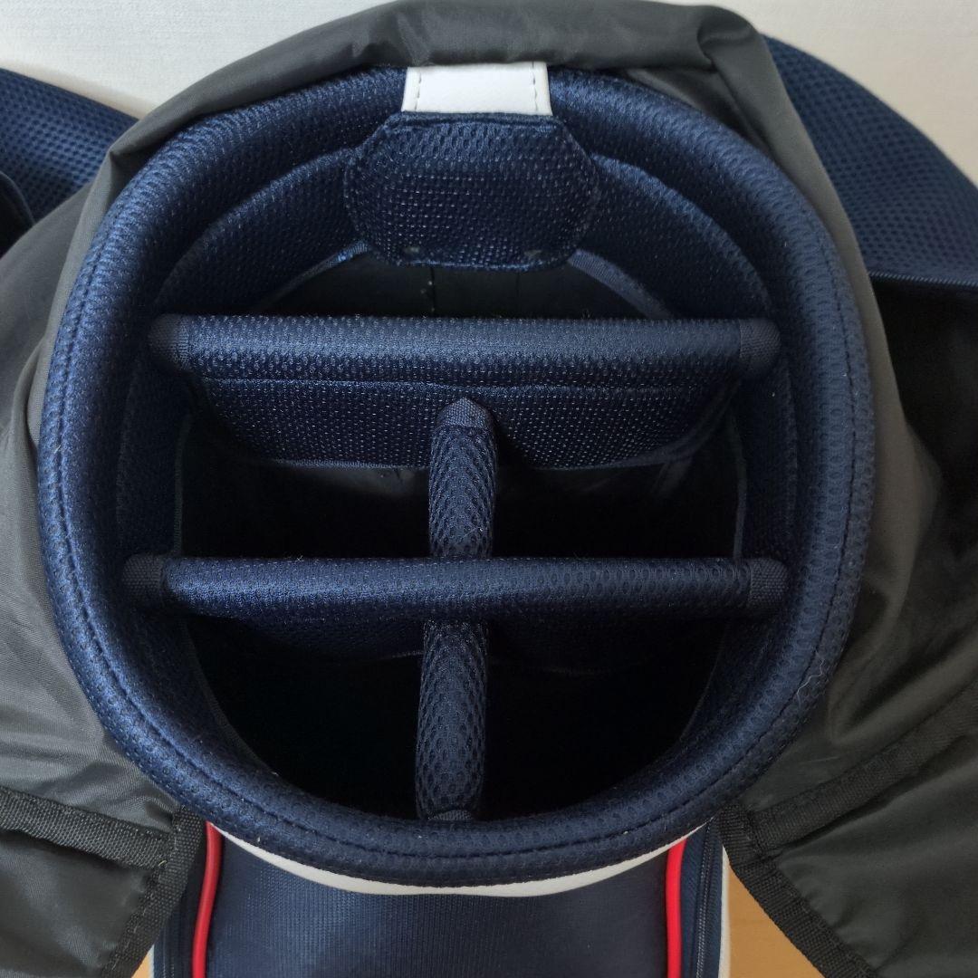 adidas キャディバッグ ホワイト/レッド/ブルー