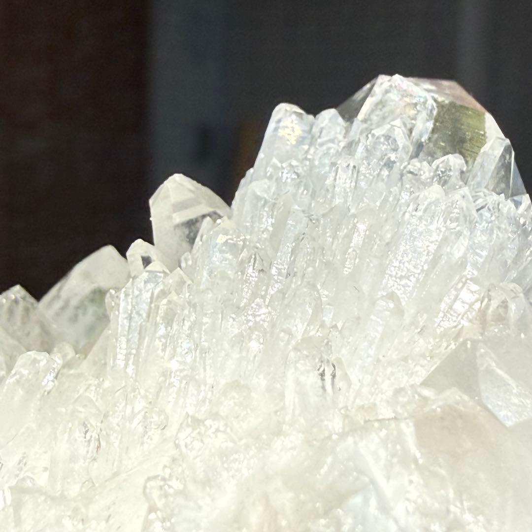 覚羅　キャンドルクォーツクラスター　自立　透明感　225g 水晶　天然石③