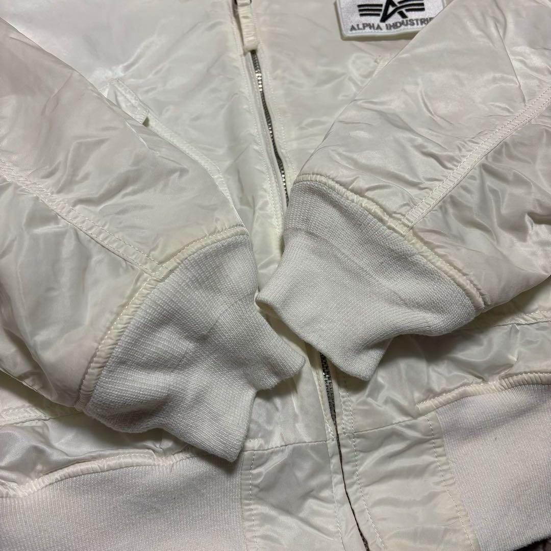ALPHA INDUSTRIES CWU-45P フライトジャケット 白 XL