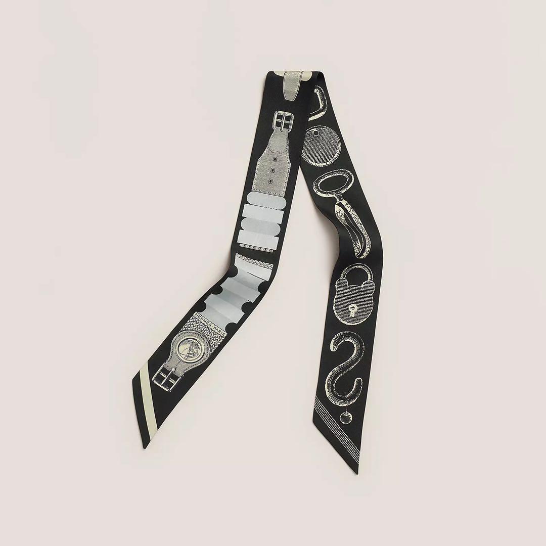 新品未使用　エルメス　ツイリー　ブリッド・ア・ブロック/詩的な目録