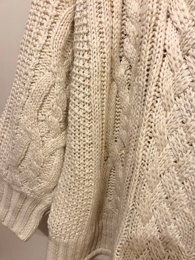 eL+1 3G big cable pullover おね