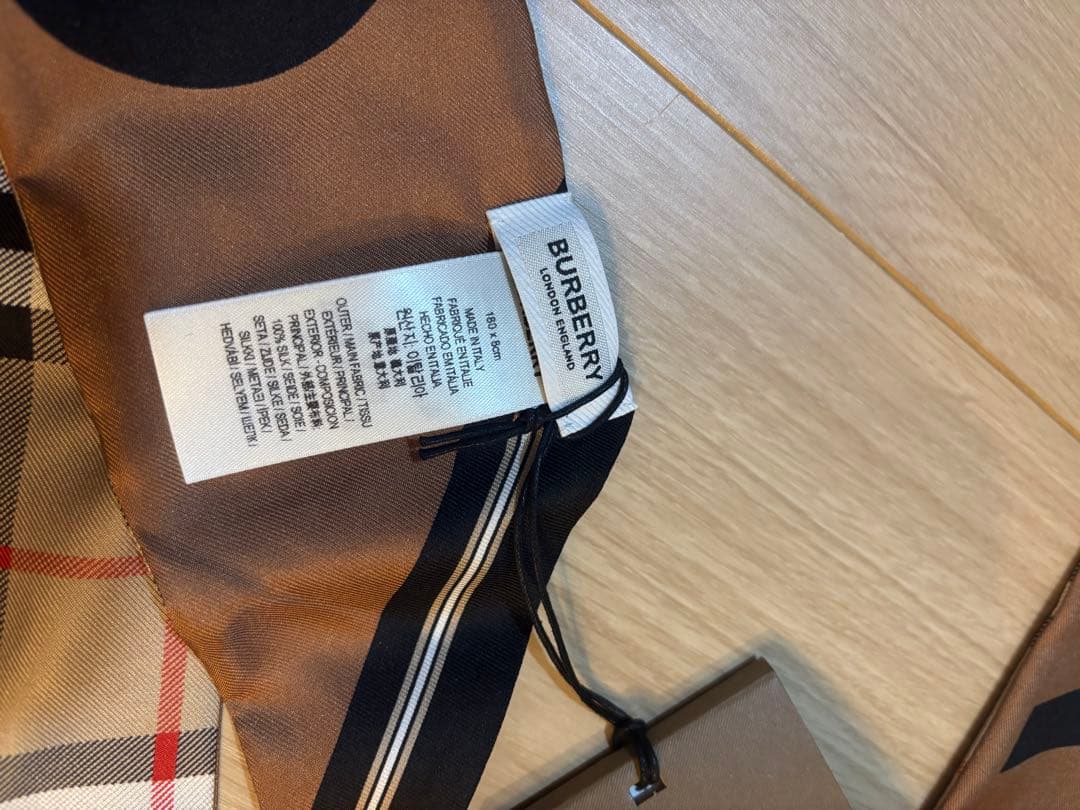 BURBERRY チェック柄 スカーフ
