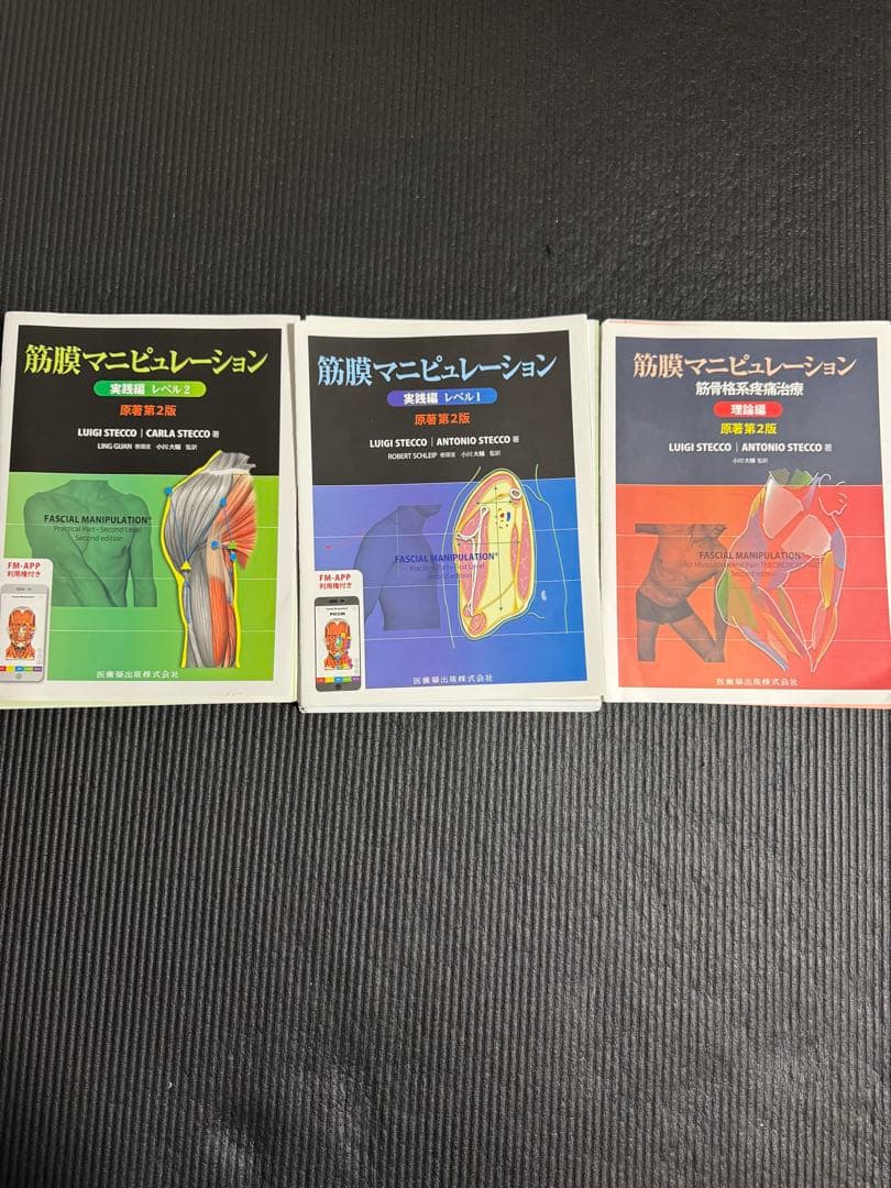 筋膜マニピュレーション 第2版 3冊セット【裁断済】