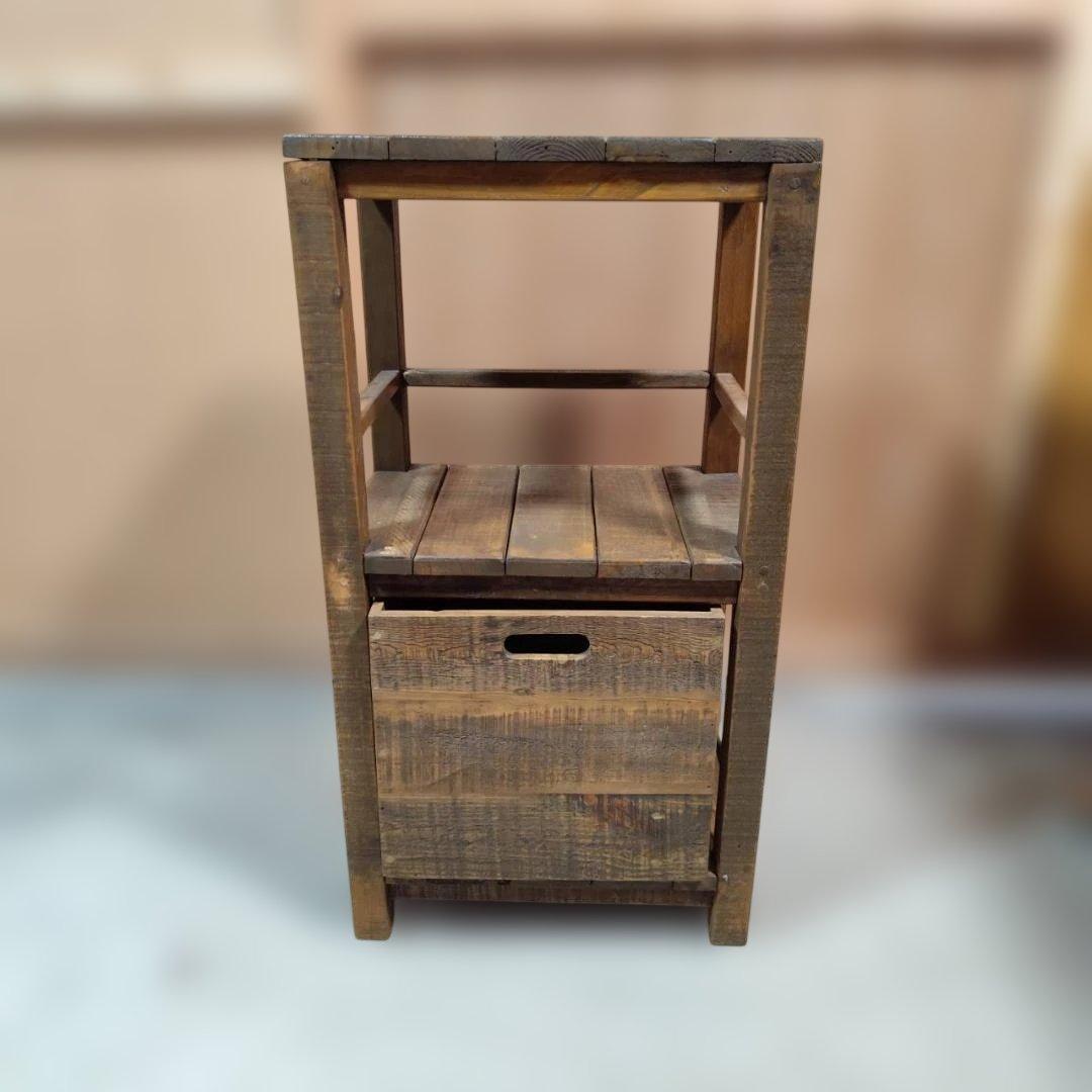 niko and... ニコアンド 木製 シェルフ ラック 棚 アンティーク風