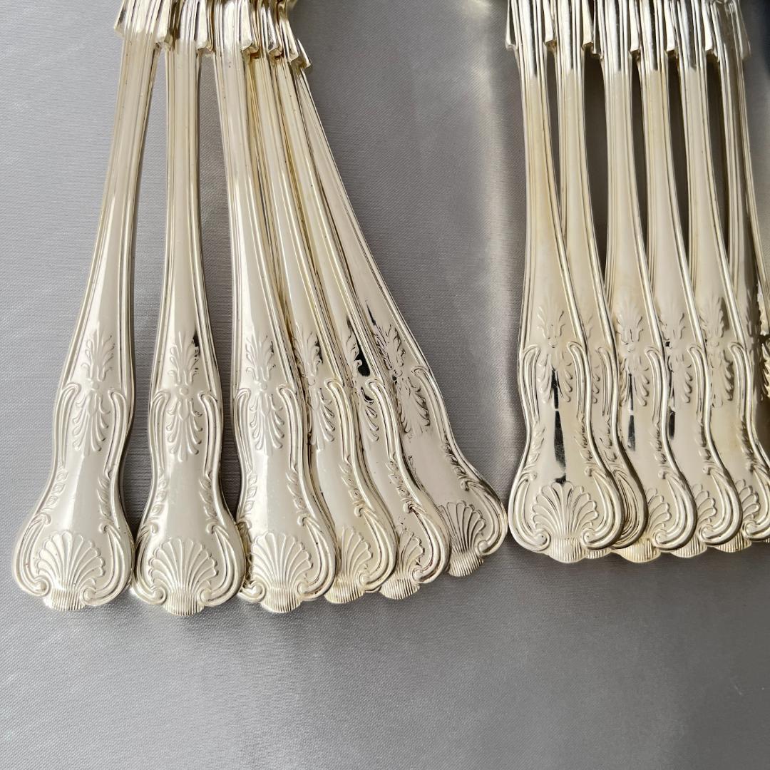 【Falstaff】キングスパターンのディナーセット 44本組