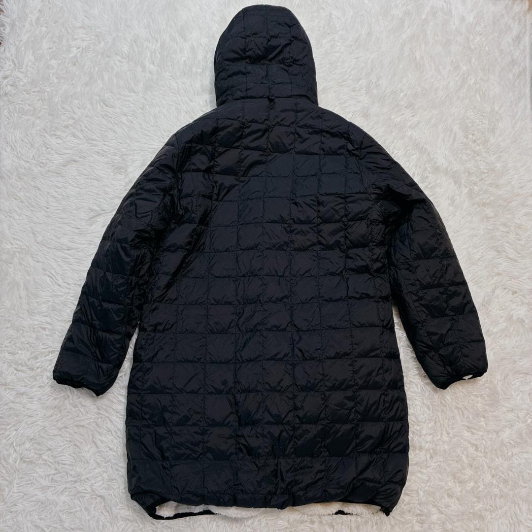 美品 TAION NOLLEY'S 別注 ボア ダウンフードコート リバーシブル