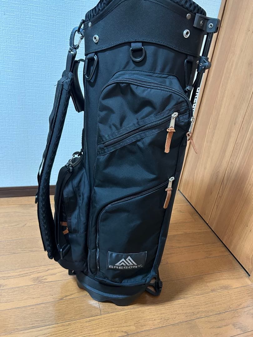 GREGORY ゴルフバッグ 黒 スタンド付き