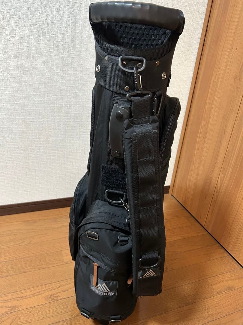 GREGORY ゴルフバッグ 黒 スタンド付き