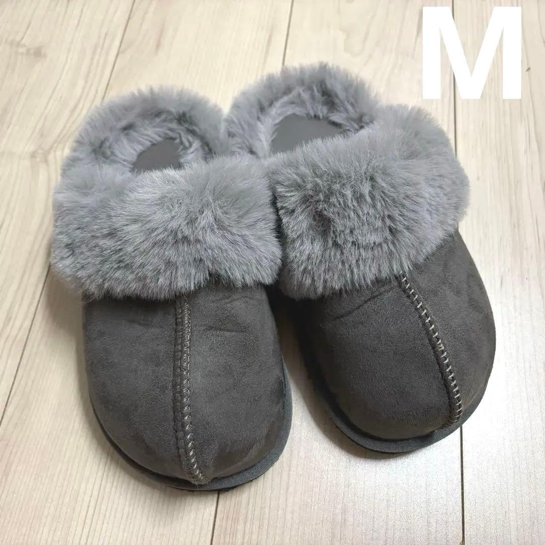 Racbaki ファーサボ　グレー　ラクバキ　M 矯正靴