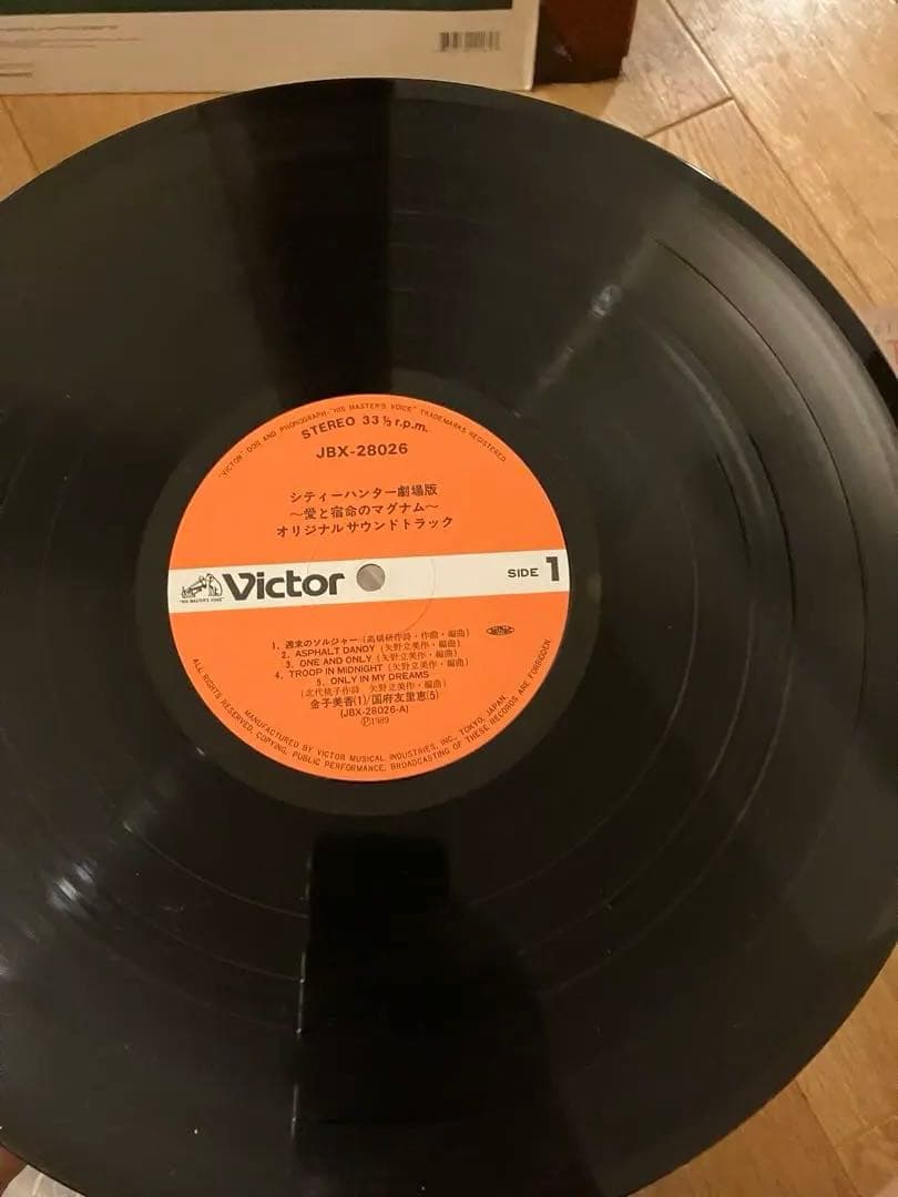 Victor JBX-28026 シティーハンター劇場版　サントラ　レコード