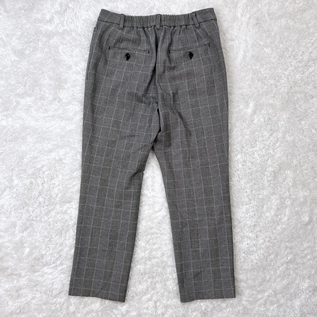 ✨美品✨ プラステ ストレッチ ウォッシャブル ノーカラー チェック スーツ