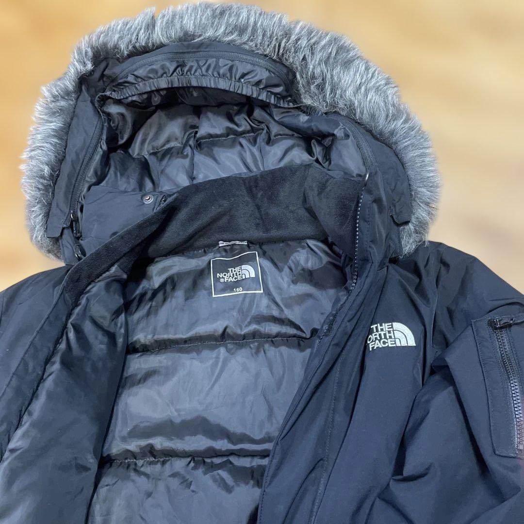 THE NORTH FACEキッズ160 ジャケット ダウンの温かさレディースM