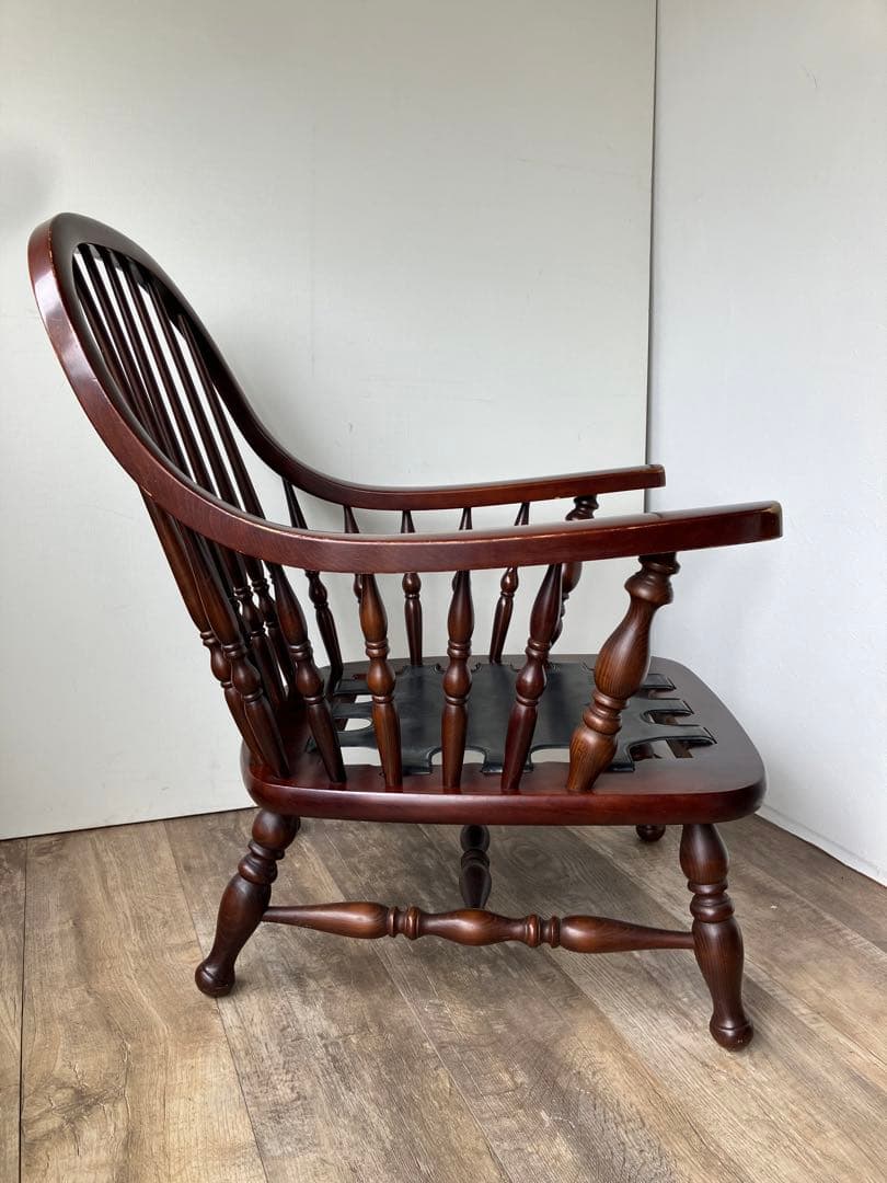 柏木工　飛騨路の家具　アームチェア　1人掛け　ソファ　応接　ヴィンテージ　②