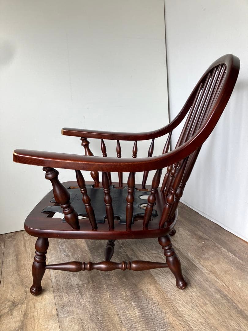 柏木工　飛騨路の家具　アームチェア　1人掛け　ソファ　応接　ヴィンテージ　②