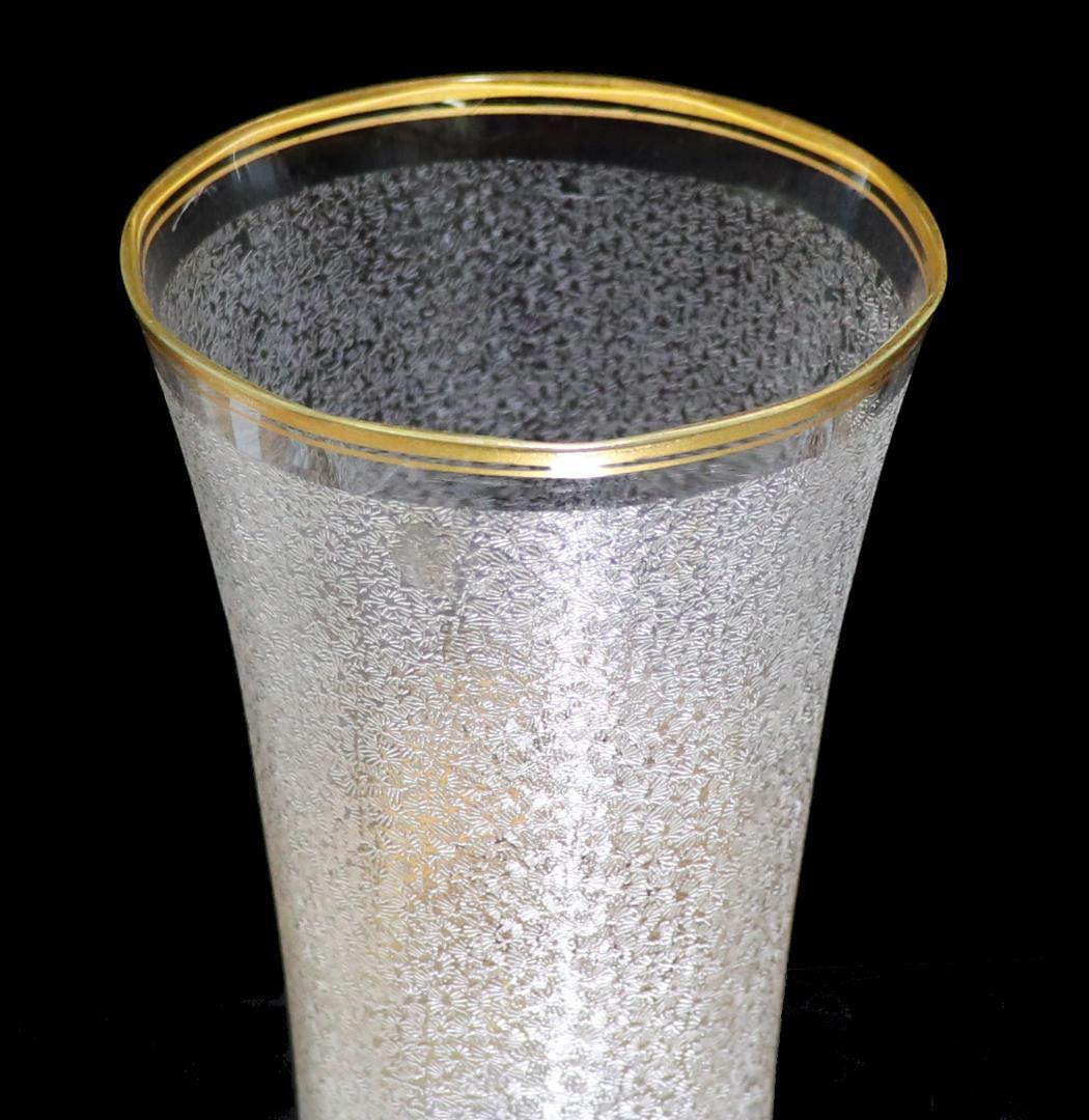 オールド・バカラ 最高級 1900年 獅子の紋章金彩エナメル 25cm 大型花瓶