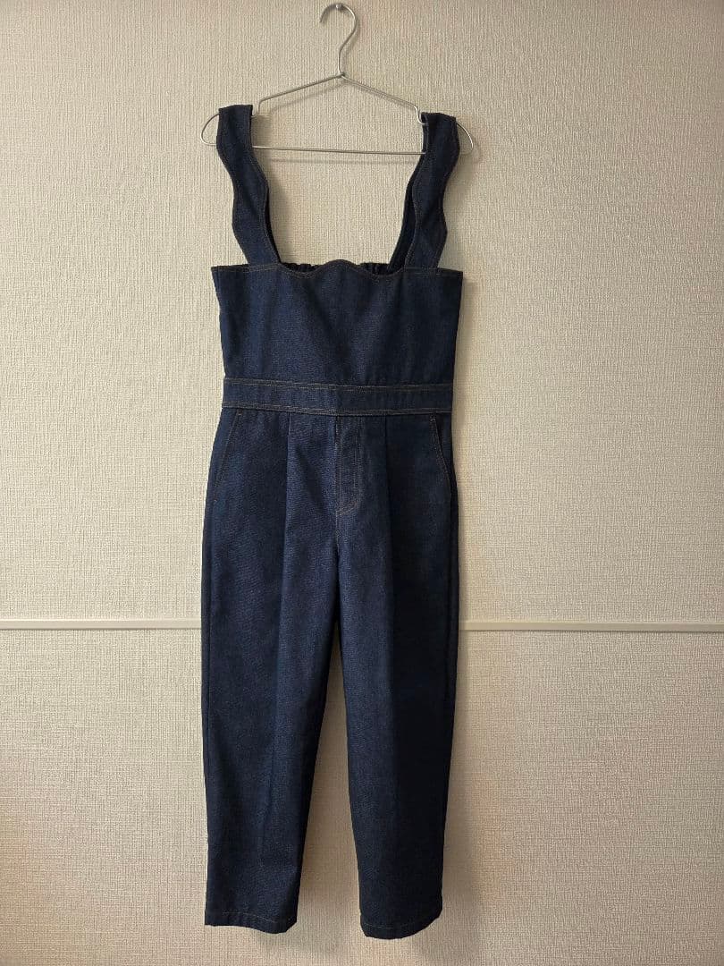 みい出品 未使用 bow.a ボウエー DENIM SALOPETTE
