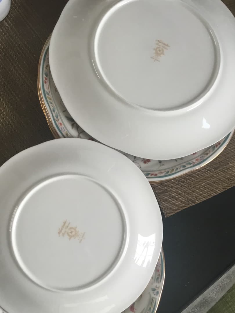 Noritake 花柄皿 日本製