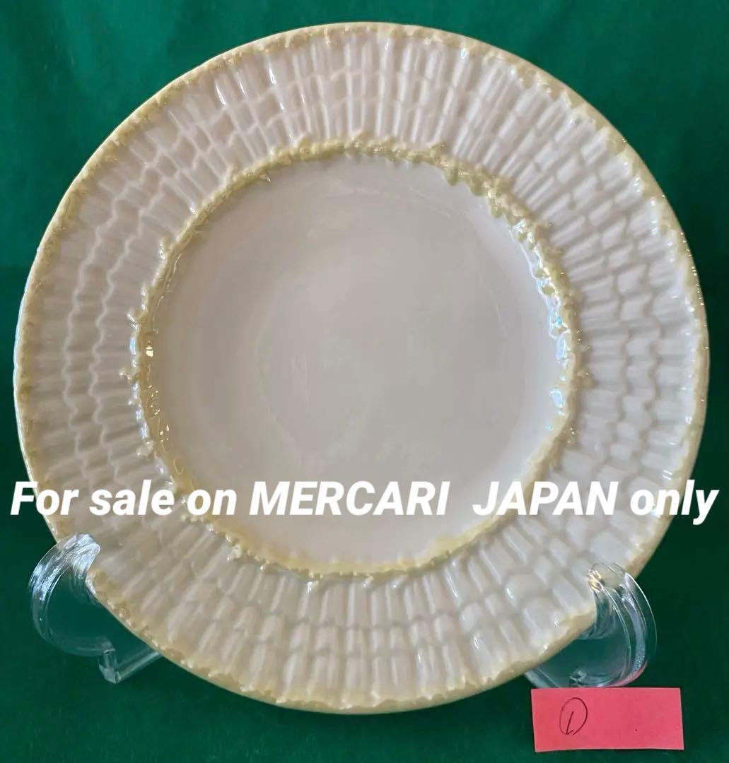 belleek ベリーク リンペット ケーキ皿 プレート 縁飾り付き 4枚