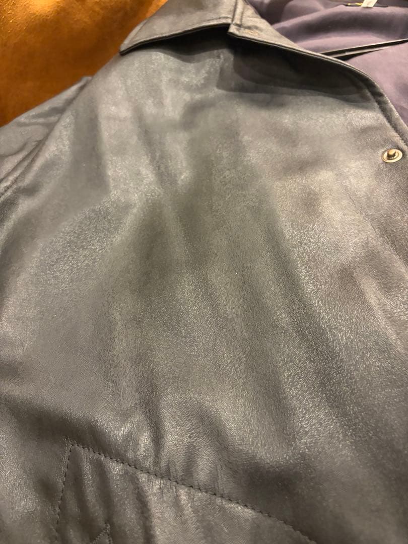 Needles ニードルス　コーチジャケット　黒　レオパード　サイズS