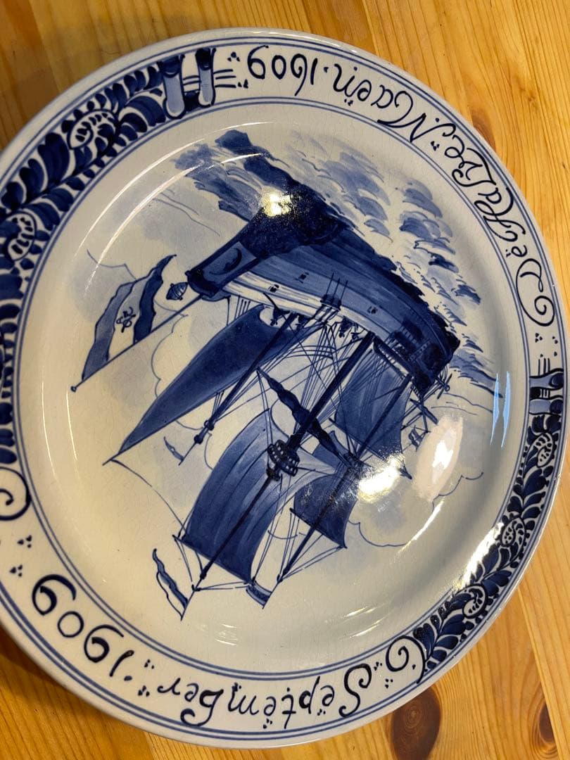 カ*ブ様  Delft ロイヤルデルフトVOC記念プレート壁掛け皿 2