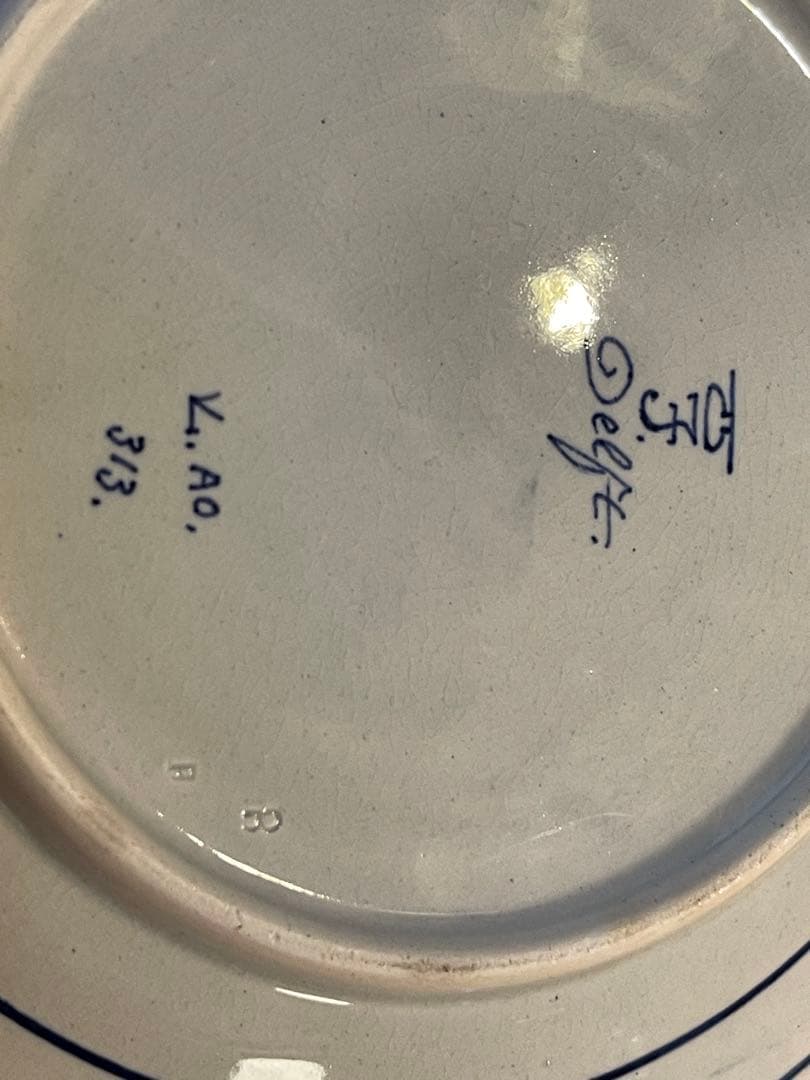 カ*ブ様  Delft ロイヤルデルフトVOC記念プレート壁掛け皿 2