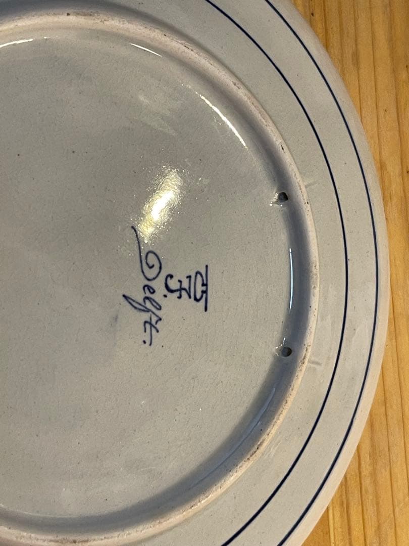 カ*ブ様  Delft ロイヤルデルフトVOC記念プレート壁掛け皿 2