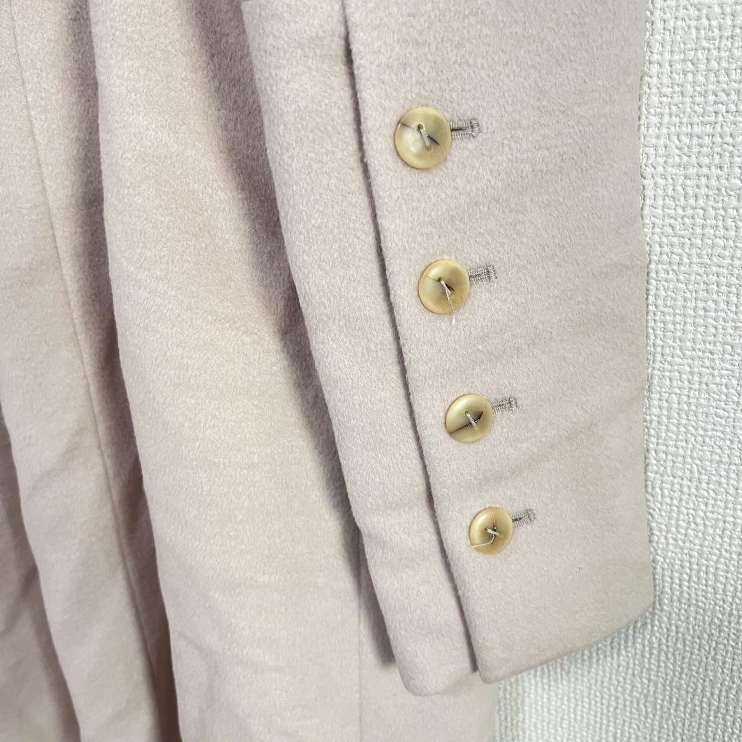 PAULE KA ベージュ ロングコート ボタン付き サイズ40 美品