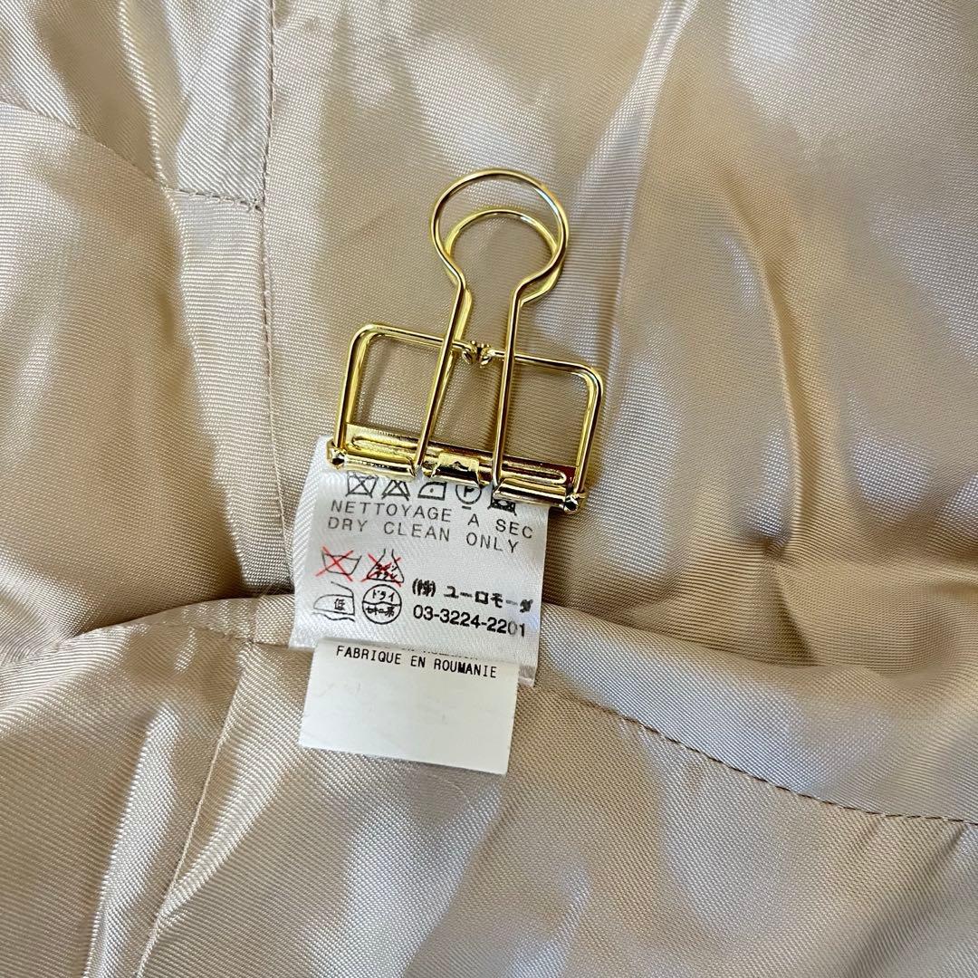 PAULE KA ベージュ ロングコート ボタン付き サイズ40 美品