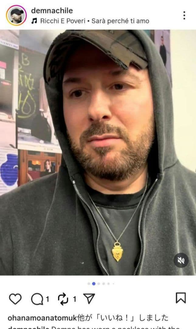 【美品】オールドグッチ クレストチャーム デムナ ネックレス OLD GUCCI