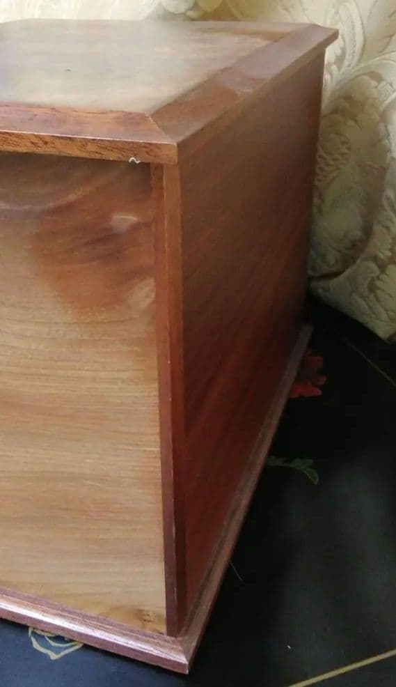 オーダー宝石　ジュエリーボックス　かりん　木箱 期間限定お値下げ