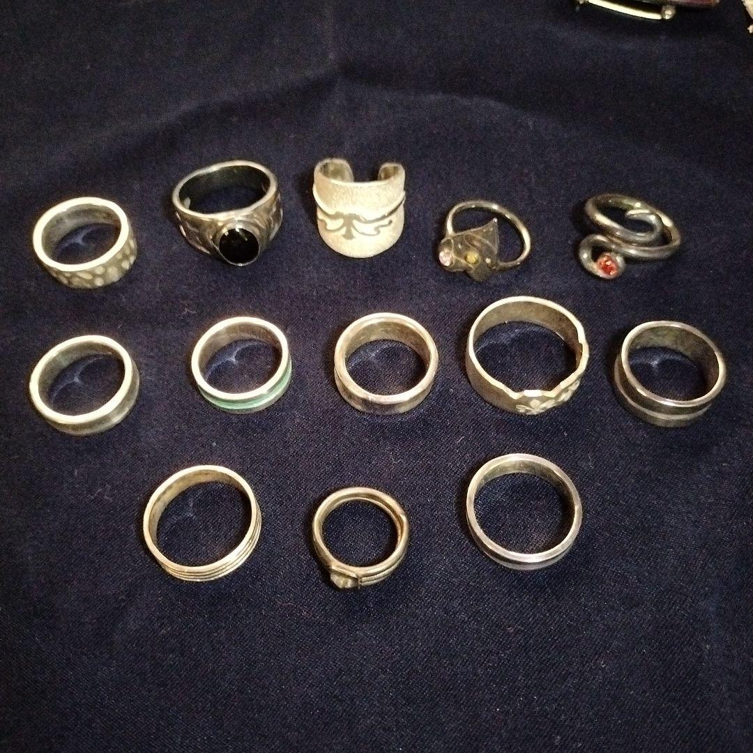 シルバーリングとペンダントセットハンドメイドまとめ売り