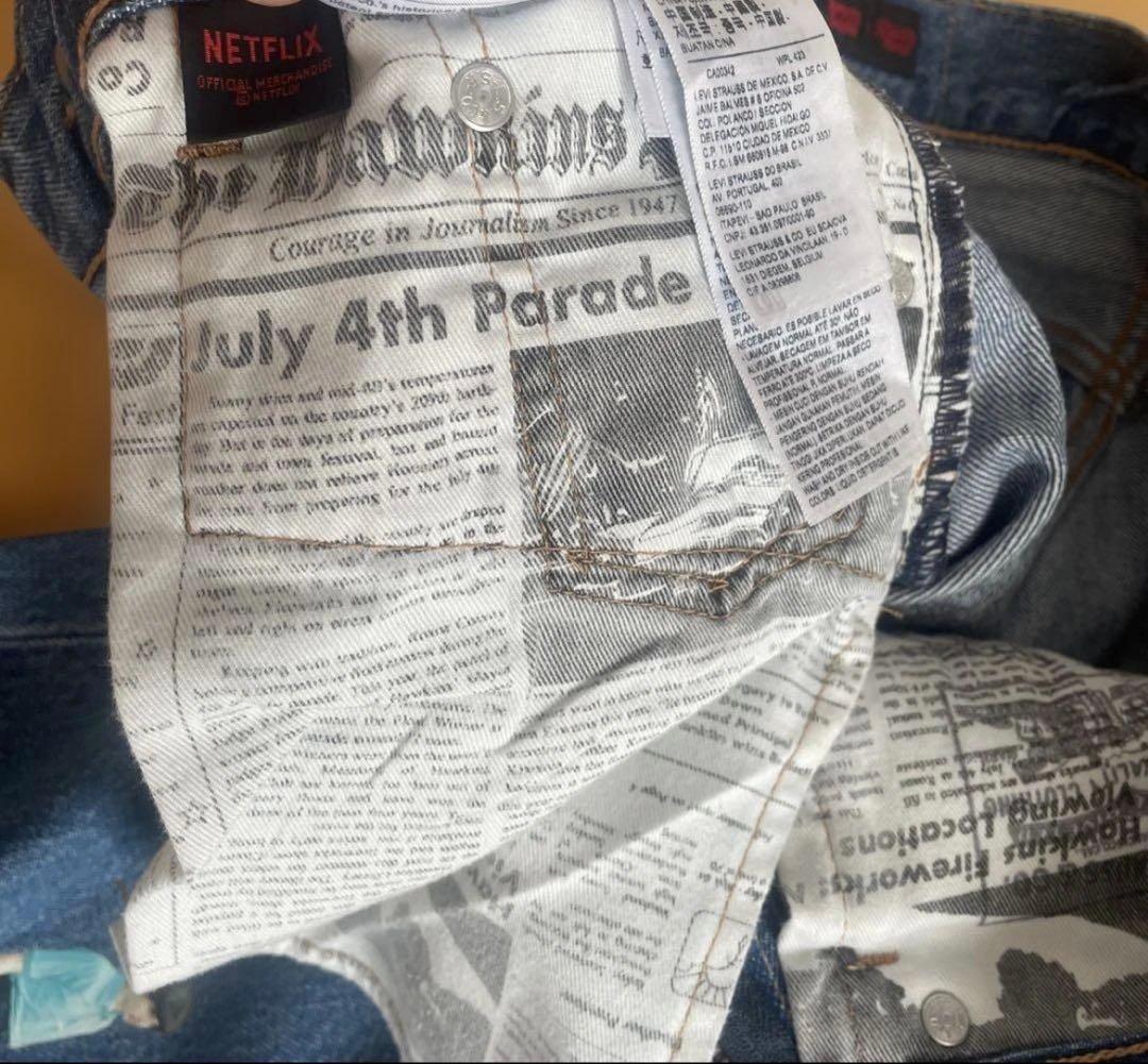 【完売品】ストレンジャーシングス リーバイス 505 コラボ デニム