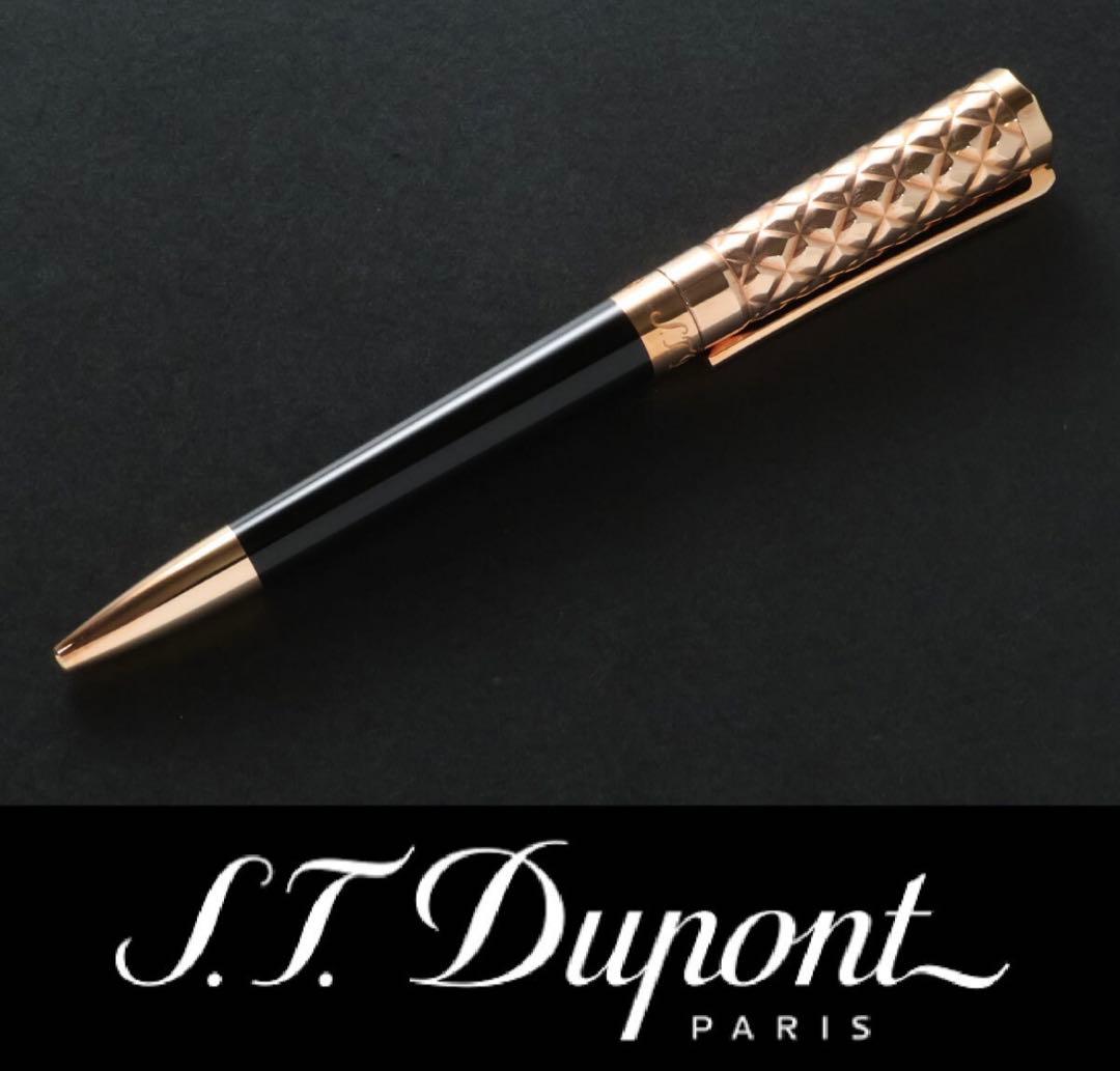 3696デュポン◆ボールペン◆リベルテ定価81,400円ブラック＆ピンクゴールド