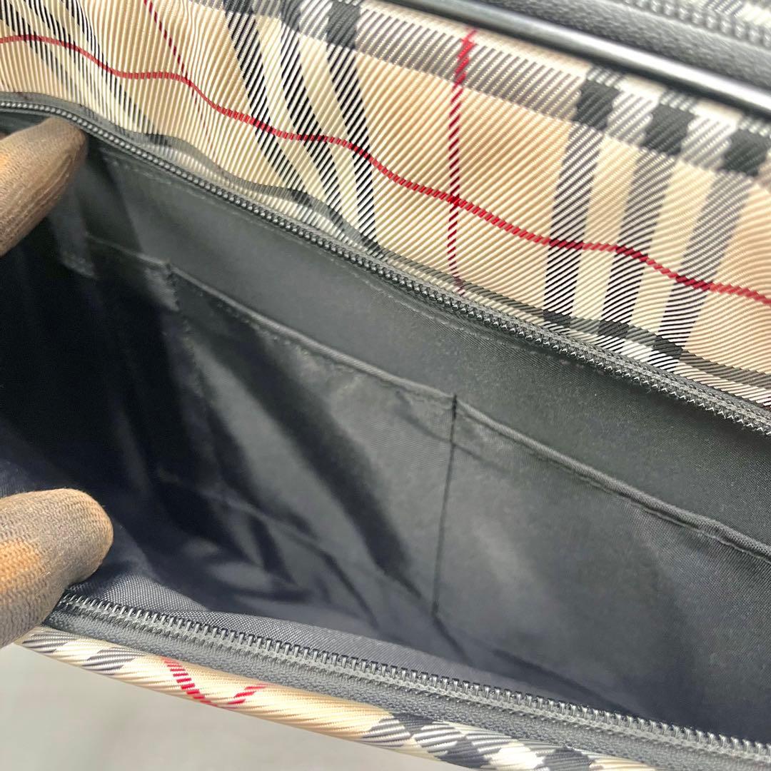 【極美品/希少】バーバリーブルーレーベル キャリーバッグ ノバチェック 旅行 鞄
