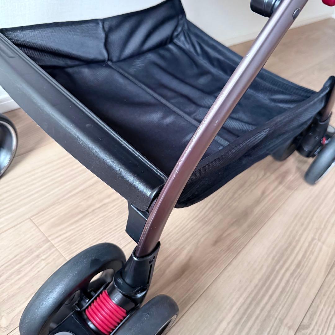 Aprica アップリカ オプティア クッションプレミアム ベビーカー 両対面式