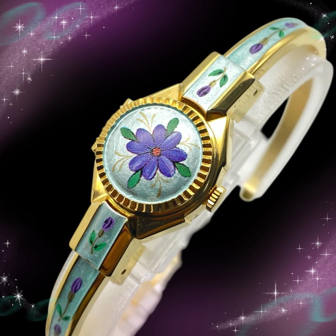 《美品 稼働品》 ビーウオッチ レディース腕時計 バングルウォッチ クオーツ